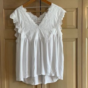 NWOT Cupid white shirt Size L